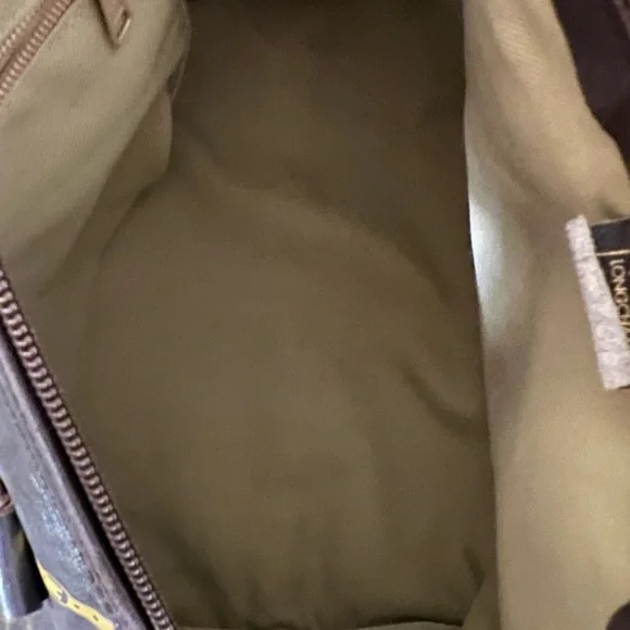 Longchamp Vintage Leather Satchel